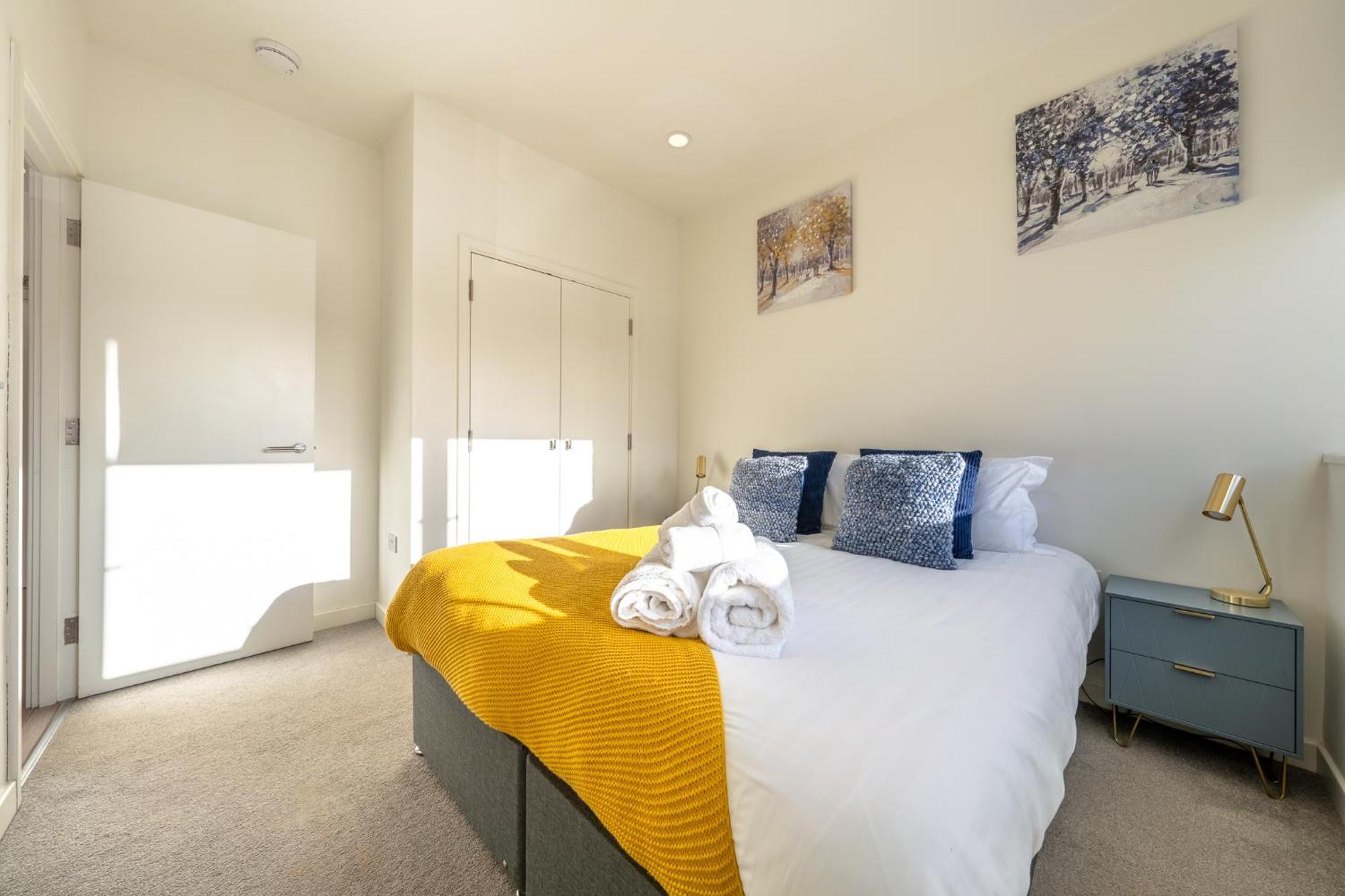 Luxury 1 Bedroom Serviced Apartment With Roof Terrace & Gym ستيفنيج المظهر الخارجي الصورة