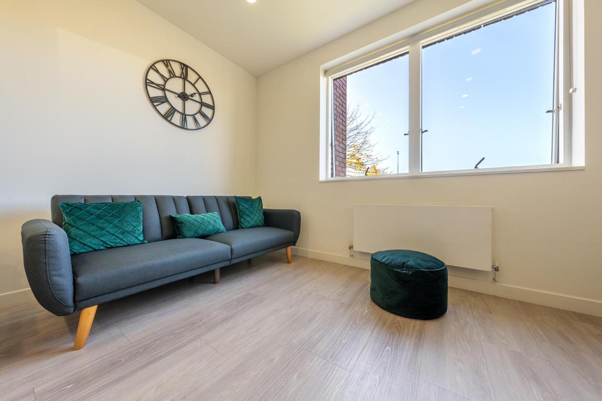 Luxury 1 Bedroom Serviced Apartment With Roof Terrace & Gym ستيفنيج المظهر الخارجي الصورة