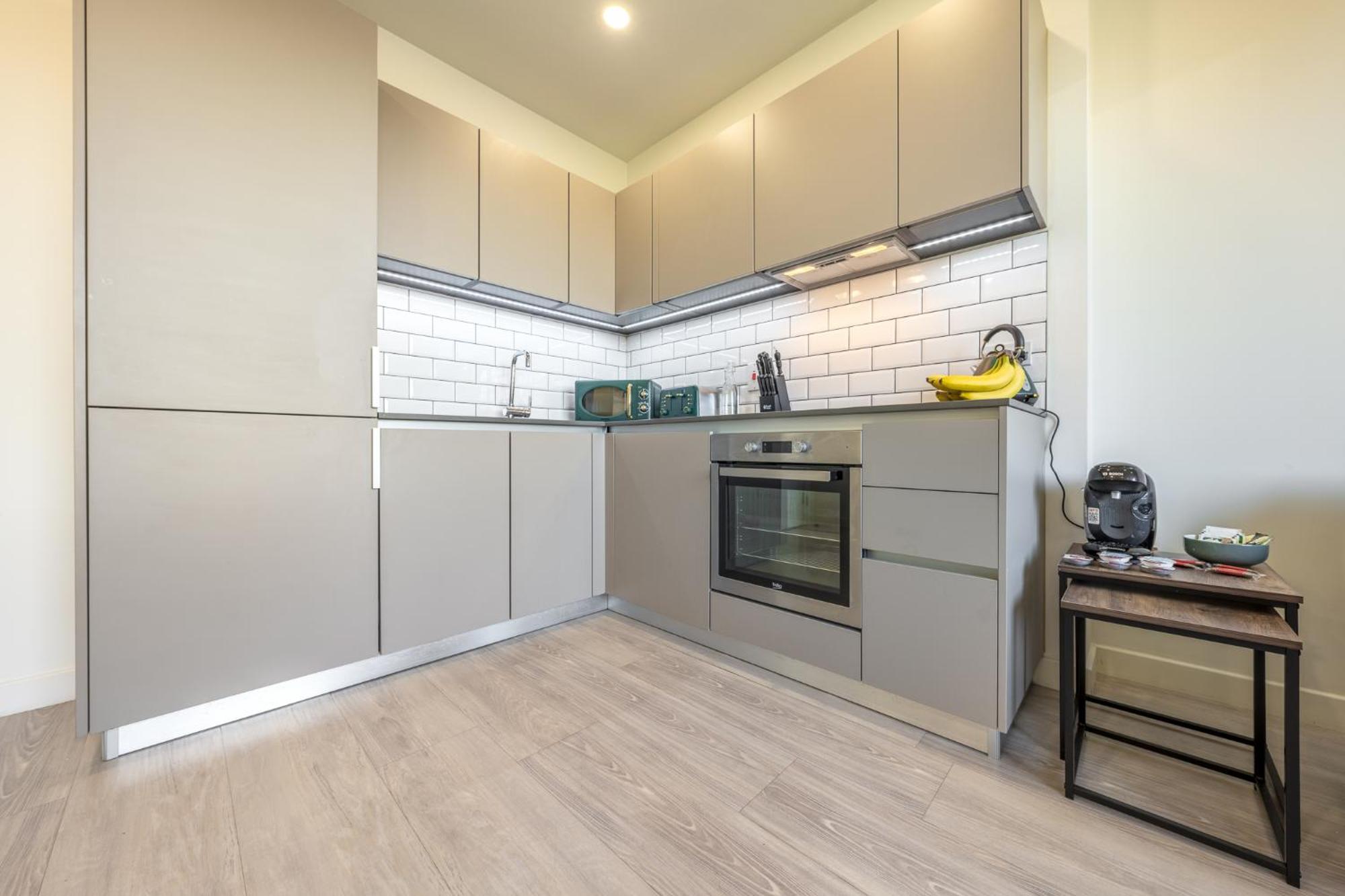 Luxury 1 Bedroom Serviced Apartment With Roof Terrace & Gym ستيفنيج المظهر الخارجي الصورة