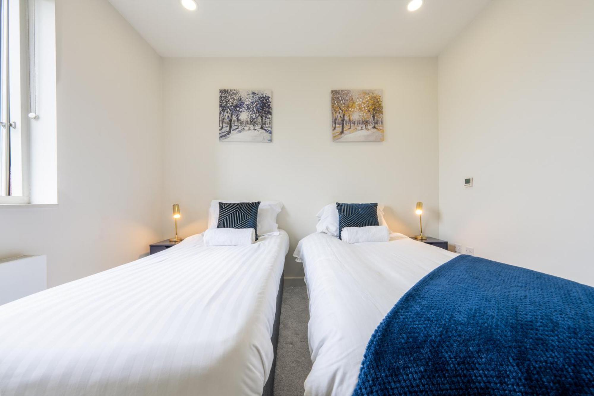 Luxury 1 Bedroom Serviced Apartment With Roof Terrace & Gym ستيفنيج المظهر الخارجي الصورة